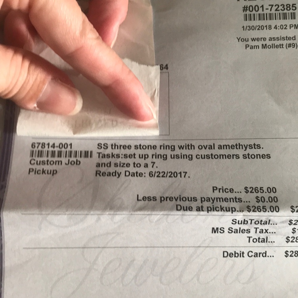 Custom Sterling Silver Ring - image 5